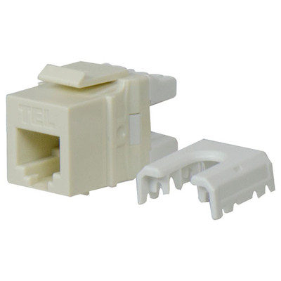 On-Q/Legrand Quick Connect RJ25 Telephone Keystone Snap-In Connector